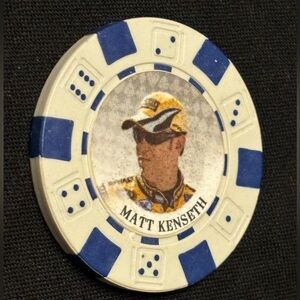 Matt Kenseth Race Car Driver poker chip 09’ Wheels Main event, collectible chip